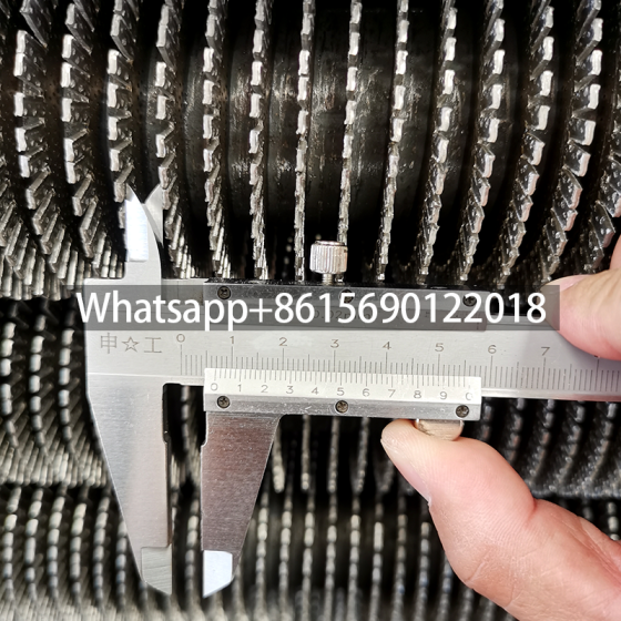 Steel welded serrated finned fin tube for heat exchangers suppliers