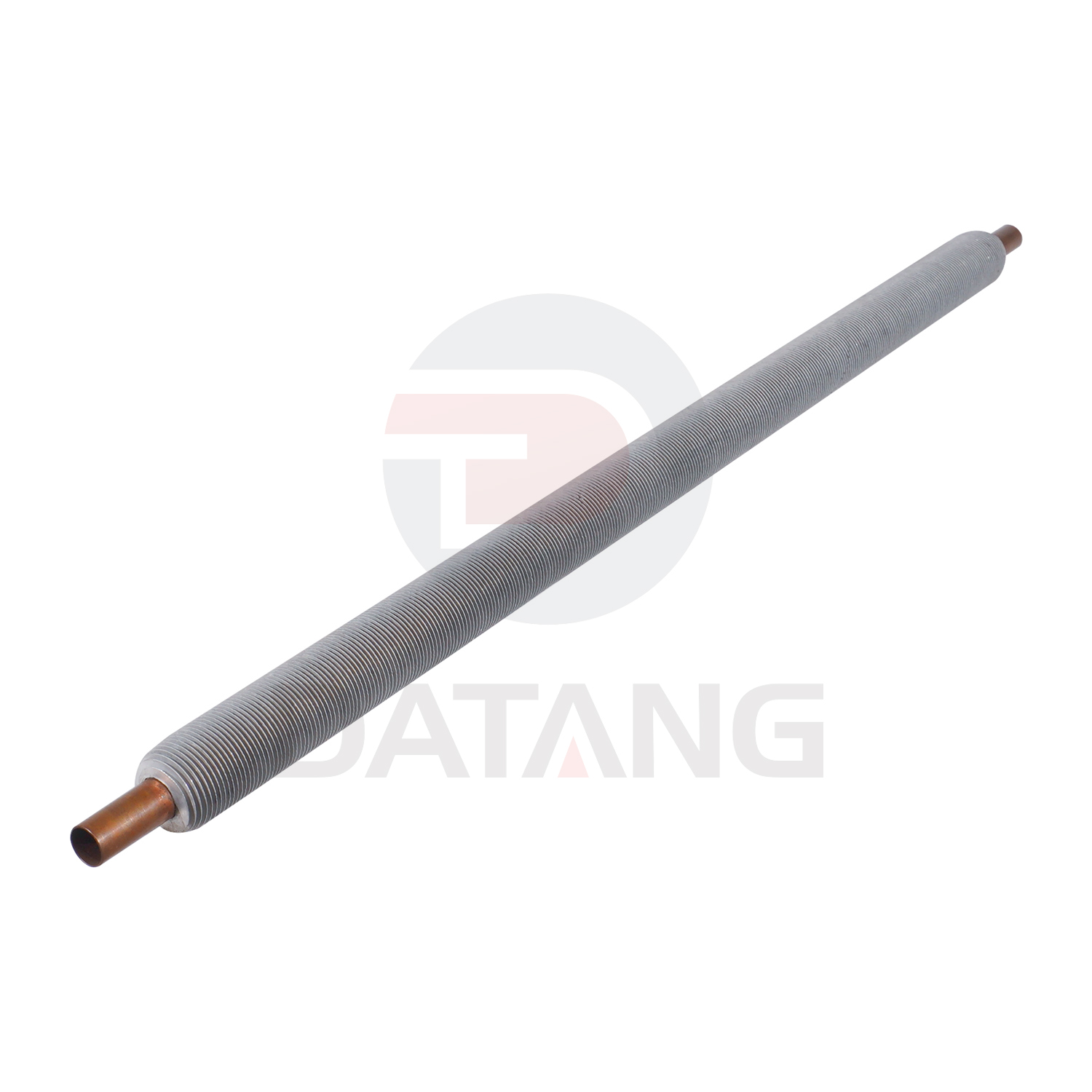 Copper-aluminum composite fin tube-extruded fin tube