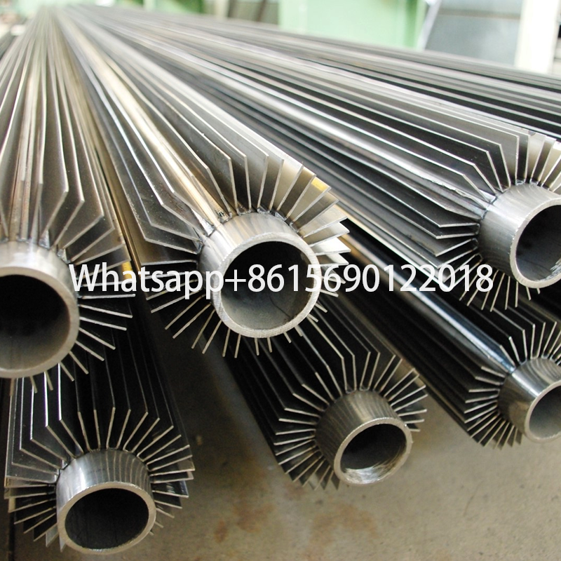 Longitudinal Brass Finned Pipe for Oil and Gas Processing