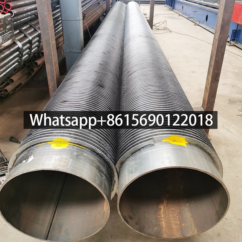 Large Diameter High Frequency Welded Spiral Helical Finned Tubes for Boiler Factories