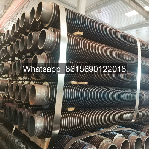 Welded Solid Helical Fin Tube Spiral Finned Tube Heat Exchanger