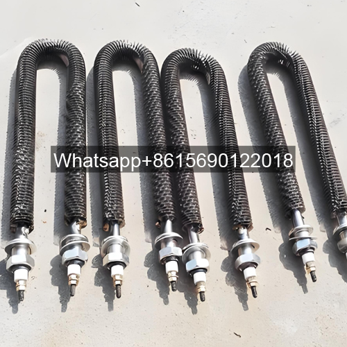 U Type Finned Electric Heat Tube Stainless Steel Fin Heating Element Tubular Heater